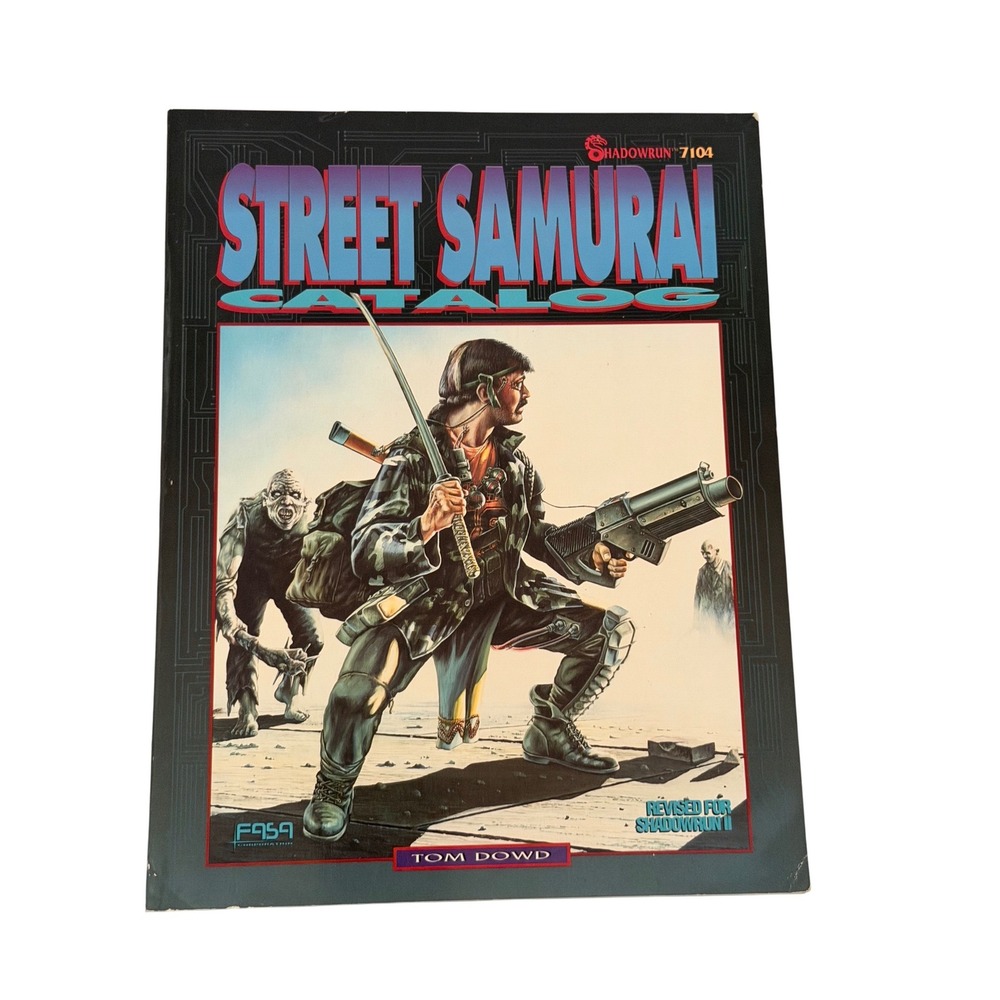Street Samurai Catalog 2nd Ed RPG Book 7104 1992 Paper Back